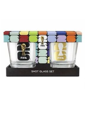 FIFA Multicolor Shot Glass Set - 2 Piece Home Dining
